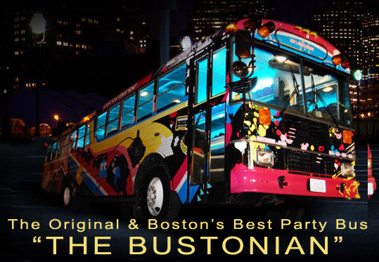 GET ON THE BUS - The BUSTONIAN! CLICK HERE - Boston Bachelorette Parties