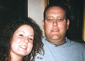 John and Amy Strike a Pose.  nightclub photos boston massachusetts